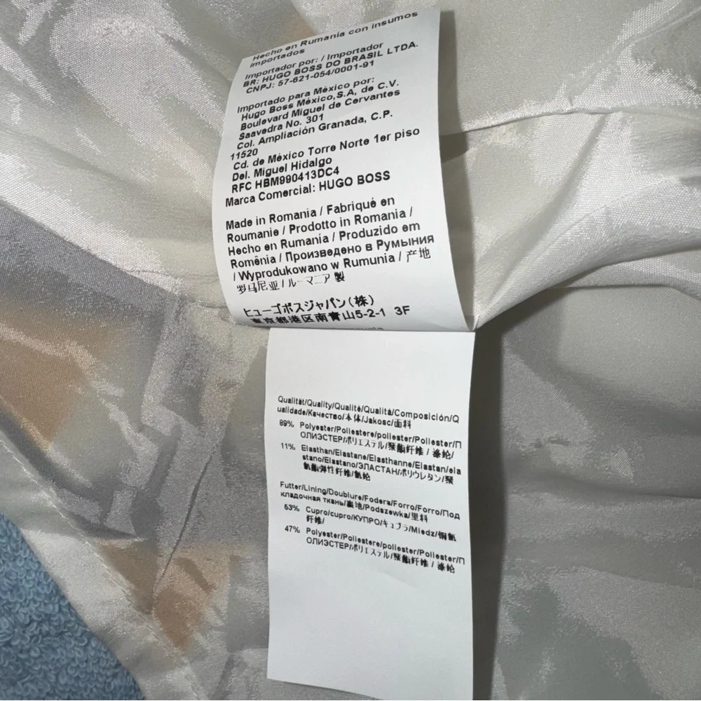 NWOT Hugo Boss Dareika Anthracite Sheath Above The Knee Dress, US 0, Multicolor - Picture 12 of 14